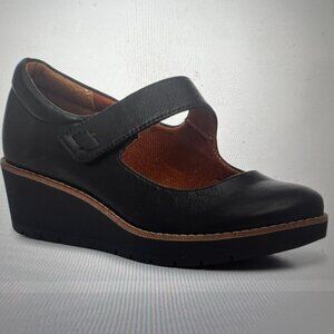 Eurosoft Franlee Wedge Mary Jane Black size 8.5